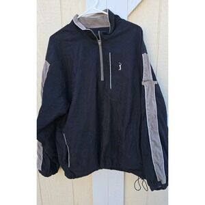PGA Tour Signature Collection Pullover Jacket Mens XXL Windbreaker Golf *Flaw*